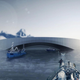 Illustration for article titled A Floating Arctic City Fueled By Eating Icebergs